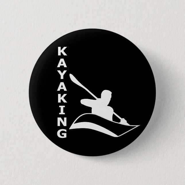 Chapa Redonda De 5 Cm Kayak (Anverso)