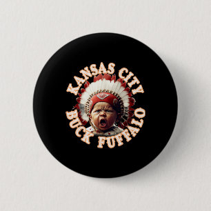 Chapa Redonda De 5 Cm Kc Tailgate Kansas City Bbq Buck Fuffalo Barbecue