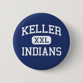 Chapa Redonda De 5 Cm Keller - indios - High School secundaria - Keller