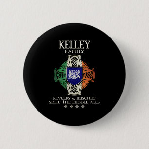Chapa Redonda De 5 Cm Kelley Family Ireland Kelley Surname