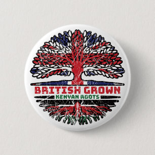 Chapa Redonda De 5 Cm Kenia Kenia Uk Reino Unido Raíces de árboles britá