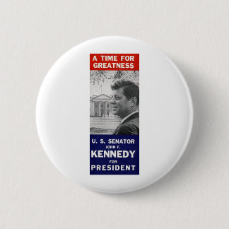 Chapa Redonda De 5 Cm Kennedy - una época para la grandeza
