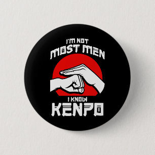 Chapa Redonda De 5 Cm Kenpo Artes Marciales de la autodefensa agresiva