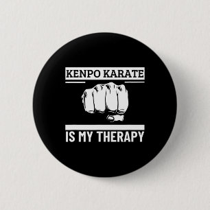 Chapa Redonda De 5 Cm Kenpo Karate es mi divertido Kenpo americano