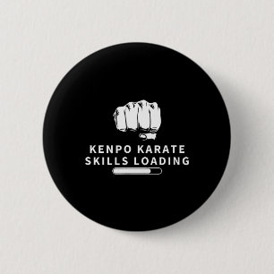 Chapa Redonda De 5 Cm Kenpo Karate Habilidades Cargando Funny American K