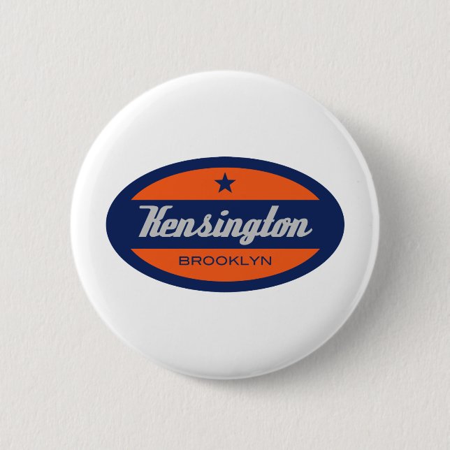 Chapa Redonda De 5 Cm Kensington (Anverso)