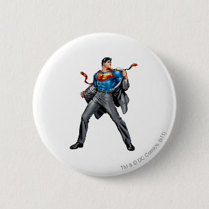 Chapa Redonda De 5 Cm Kent cambia a Superman
