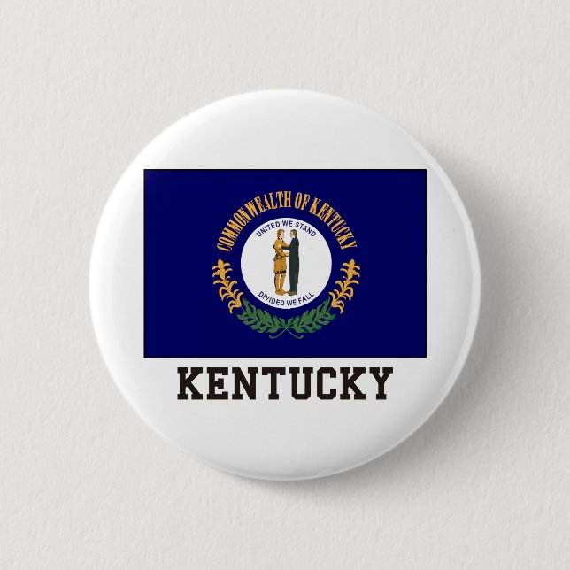 Chapa Redonda De 5 Cm Kentucky (Anverso)