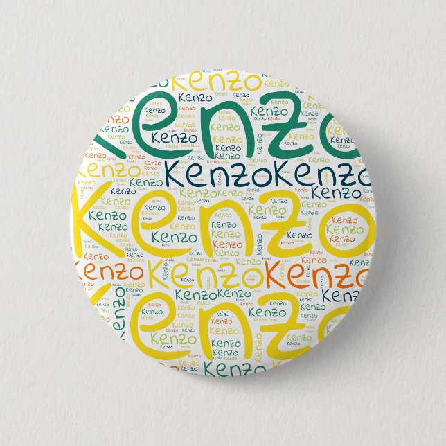 Chapa Redonda De 5 Cm Kenzo (Anverso)