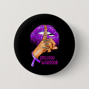 Chapa Redonda De 5 Cm Ki Soporte Epilepsy Awareness Costume Litros Cinta