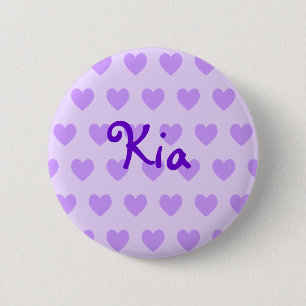 Chapa Redonda De 5 Cm Kia en morado