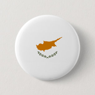 Chapa Redonda De 5 Cm Kıbrıs Cumhuriyeti - Bandera de Chipre