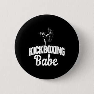 Chapa Redonda De 5 Cm Kickboxing Bybe Kickboxer Karate Boxeo Mma Luchado