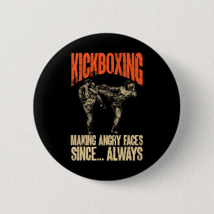Chapa Redonda De 5 Cm Kickboxing donde tus pies también obtienen un cint