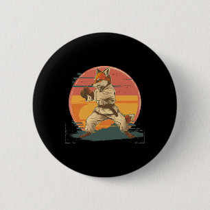 Chapa Redonda De 5 Cm Kickboxing Fox Artes Marciales Karate Jiu-jitsu Mm