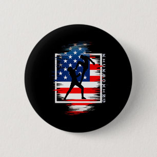 Chapa Redonda De 5 Cm Kickboxing para deportistas de artes marciales Usa