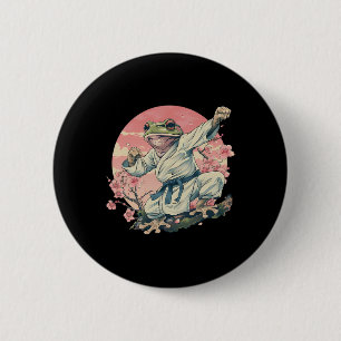 Chapa Redonda De 5 Cm Kickboxing Sakura Jiu-jitsu Judo Mma Sapo Taekwond