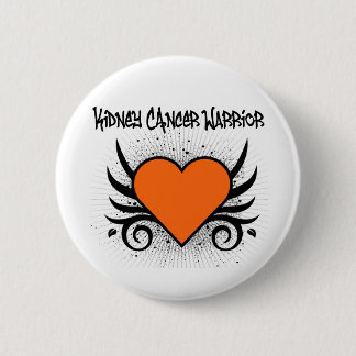 Chapa Redonda De 5 Cm Kidney Cancer Warrior Heart
