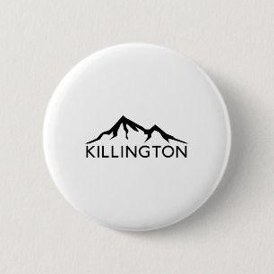 Chapa Redonda De 5 Cm Killington Vermont Esquí Snowboard