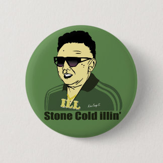 Chapa Redonda De 5 Cm Kim Jung IL abotona
