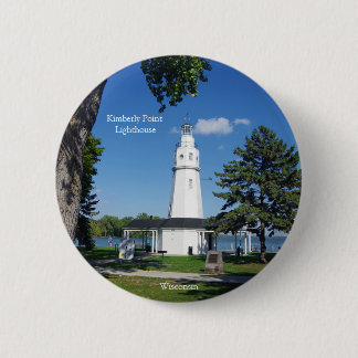 Chapa Redonda De 5 Cm Kimberly Point Lighthouse button
