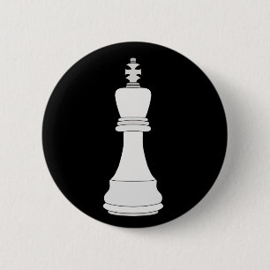 Chapa Redonda De 5 Cm King Chess