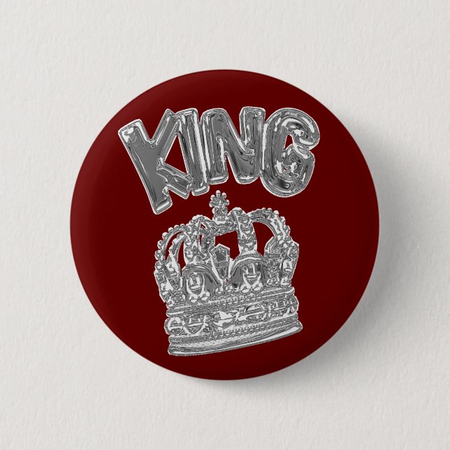 Chapa Redonda De 5 Cm king.chrome (Anverso)
