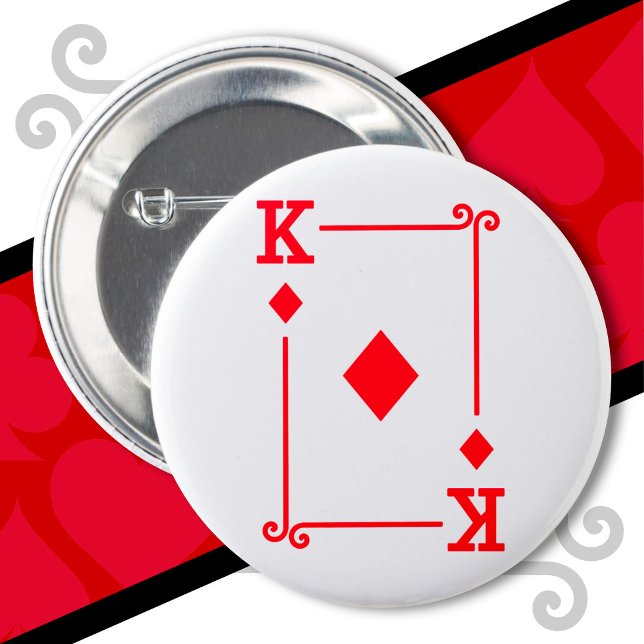 Chapa Redonda De 5 Cm King Diamonds tarjeta vestuario de juego de tarjet (Subido por el creador)
