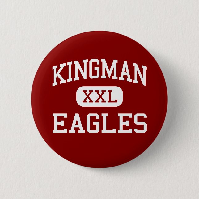 Chapa Redonda De 5 Cm Kingman - Eagles - High School secundaria - (Anverso)