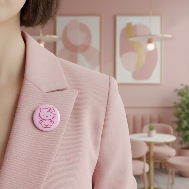 Chapa Redonda De 5 Cm Kitty (Subido por el creador)