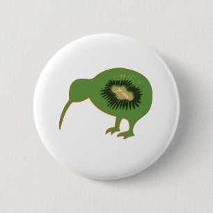 Chapa Redonda De 5 Cm kiwi del nz del kiwi