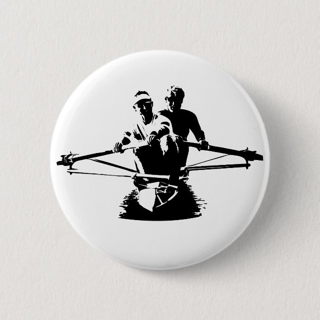 Chapa Redonda De 5 Cm Kiwi Pair Rowing (Anverso)