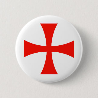 Chapa Redonda De 5 Cm Knights_Templar_Cross