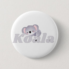 Chapa Redonda De 5 Cm Koala Pin Button | BT21 Koya Badge | BTS cute pin