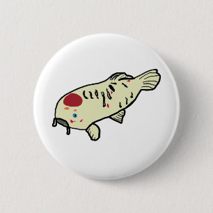 Chapa Redonda De 5 Cm Koi Carp