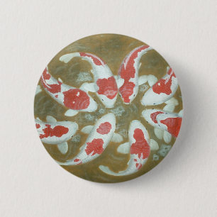 CHAPA REDONDA DE 5 CM KOI FISH