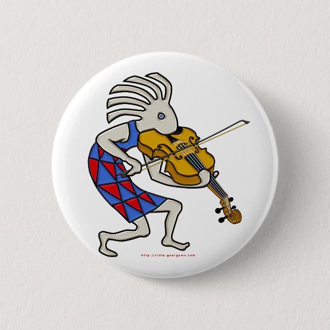 Chapa Redonda De 5 Cm Kokovioli (Anverso)