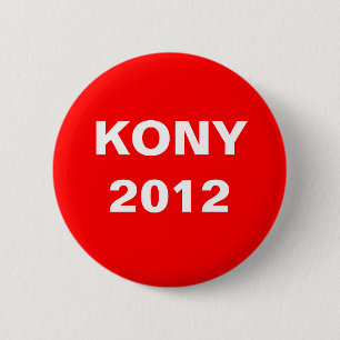 Chapa Redonda De 5 Cm Kony 2012
