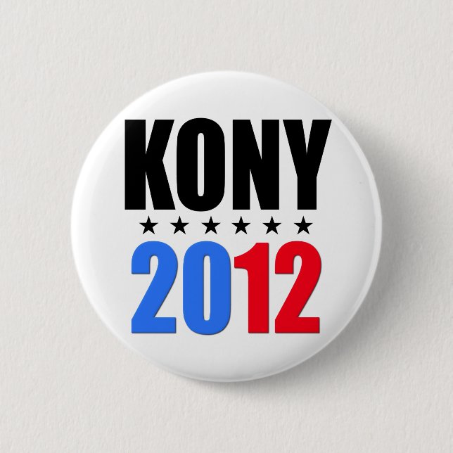 Chapa Redonda De 5 Cm Kony 2012 (Anverso)