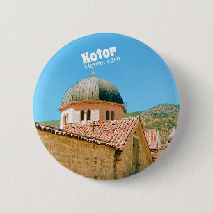 Chapa Redonda De 5 Cm Kotor - fotografía de viaje de Montenegro