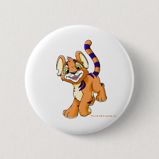 Chapa Redonda De 5 Cm Kougra anaranjado aventurero