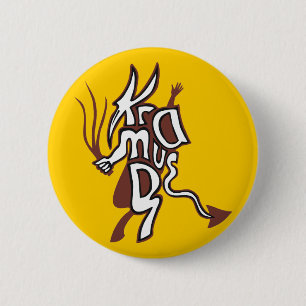 Chapa Redonda De 5 Cm Krampus