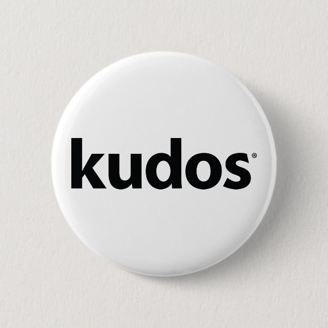 Chapa Redonda De 5 Cm Kudos® (Anverso)