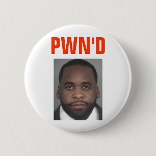 Chapa Redonda De 5 Cm Kwame Kilpatrick: PWN'D
