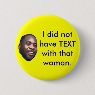 Chapa Redonda De 5 Cm Kwame, no tenía TEXTwith que mujer