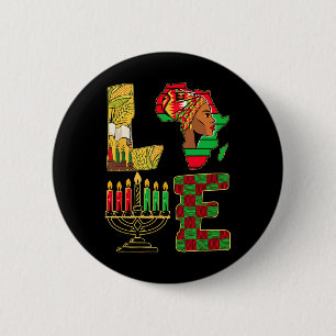 Chapa Redonda De 5 Cm Kwanzaa Portadora de velas Kinara Nguzo Saba Afric