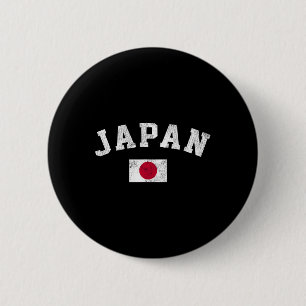 Chapa Redonda De 5 Cm La bandera de Japón provoca el Día de la Independe