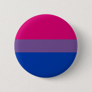 Chapa Redonda De 5 Cm La bandera del BI vuela para el orgullo bisexual