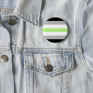 Chapa Redonda De 5 Cm La bandera del orgullo de género de SlipperyJoe ob
