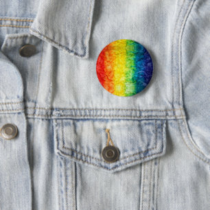 Chapa Redonda De 5 Cm La bandera teñida con nudos de SlipperyJoe's arcoí